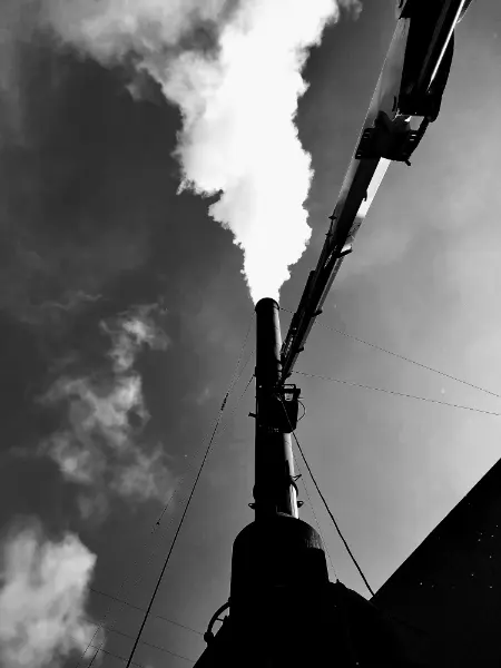 Análise isocinética em chaminé de fonte fixa