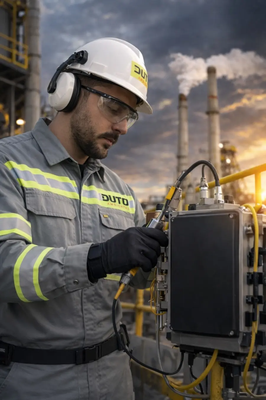Equipamento amostrador para análise de partículas MP2,5 e MP10 na qualidade do ar